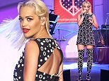 CENTURY CITY, CA - APRIL 24:  Recording artist Rita Ora performs onstage during the 22nd Annual Race To Erase MS Event at the Hyatt Regency Century Plaza on April 24, 2015 in Century City, California.  (Photo by Stefanie Keenan/Getty Images for Race To Erase MS)
