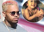 Chris Brown was wearing a few colors in his hair, along with a beard, for his afternoon soundcheck at the Jimmy Kimmel show in Hollywood, on Thursday, April 16, 2015 X17online.com