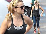 Picture Shows: Reese Witherspoon April 24, 2015
'Wild' star Reese Witherspoon grabs her usual green smoothie after her morning yoga class in Brentwood, California. Reese's production company Pacific Standard has been acquiring more options on books with strong female characters, including most recently "Ashley's War" and "Luckiest Girl Alive." 
Exclusive All Rounder
UK RIGHTS ONLY
Pictures by : FameFlynet UK  2015
Tel : +44 (0)20 3551 5049
Email : info@fameflynet.uk.com