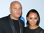 LOS ANGELES, CA - FEBRUARY 08:  Film Producer Stephen Belafonte (L) and Recording Artist Melanie Brown (R) attend the Warner Music Group annual GRAMMY celebration at Chateau Marmont on February 8, 2015 in Los Angeles, California.  (Photo by Paul Archuleta/FilmMagic)