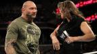 Stephanie McMahon, Batista and Randy Orton argue about the WrestleMania Triple Threat Match: Raw, March 24, 2014