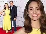 NEW YORK, NY - APRIL 26:  Actress Emmy Rossum and Mr. Robot Creator/EP/writer Sam Esmail attend Tribeca Talks: "Mr. Robot" during the 2015 Tribeca Film Festival at Chelsea Bow Tie Cinemas on April 26, 2015 in New York City.  (Photo by Gilbert Carrasquillo/FilmMagic)