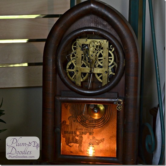 Steampunk Clock Lamp | PlumDoodles.com