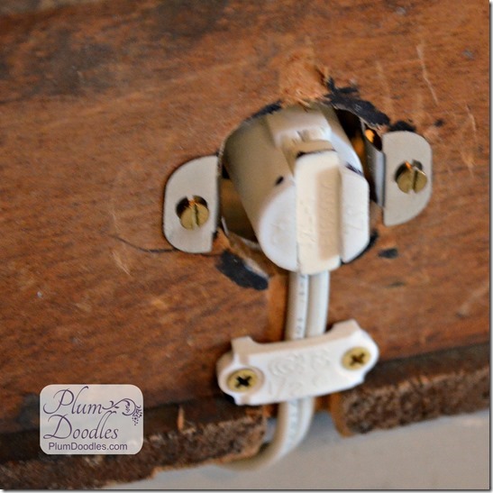 Steampunk Lamp- bulb brackets | PlumDoodles.com