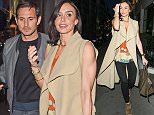 EXCLUSIVE TO INF.\nMay 12, 2015: Christine Bleakley seen out with her fiancÈ, Manchester City FC star Frank Lampard for dinner at Sumosan Japanese restaurant in Mayfair, London. Former Chelsea and England player Lampard will be leaving the UK in a few weeks to join Major League Soccer in the US, playing for New York City FC on a two-year contract. He and Bleakley have been spotted looking for property in Manhattan recently.\nMandatory Credit: INFphoto.com Ref.: infuklo-146/195