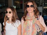 UK CLIENTS MUST CREDIT: AKM-GSI ONLY
EXCLUSIVE: Cindy Crawford arrives at LAX airport to catch a flight out of Los Angeles with her daughter Kaia. 

Pictured: Cindy Crawford and Kaia Gerber
Ref: SPL1031672  190515   EXCLUSIVE
Picture by: AKM-GSI / Splash News