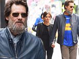 New York, NY - Jim Carrey and his girlfriend, Cathriona White, hold hands while taking a walk in Manhattan.  The on/off couple are back together after a six month split.\nAKM-GSI          May 21, 2015\nTo License These Photos, Please Contact :\nSteve Ginsburg\n(310) 505-8447\n(323) 423-9397\nsteve@akmgsi.com\nsales@akmgsi.com\nor\nMaria Buda\n(917) 242-1505\nmbuda@akmgsi.com\nginsburgspalyinc@gmail.com