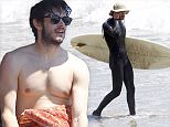 Picture Shows: Adam Brody  May 24, 2015
 
 Actor, Adam Brody is spotted out surfing with a friend in Malibu, California. Adam and his wife, Leighton Meester are expecting their first child and Adam is making sure to get in some time with his friends before he becomes a father.
 
 EXCLUSIVE ALL ROUNDER
 UK RIGHTS ONLY
 Pictures by : FameFlynet UK © 2015
 Tel : +44 (0)20 3551 5049
 Email : info@fameflynet.uk.com