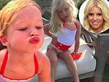 EROTEME.CO.UK\nFOR UK SALES: Contact Caroline 44 207 431 1598\nCelebrity social network pictures.\nPicture shows: Jessica Simpson's daughter\nNON-EXCLUSIVE: Tuesday 26th May 2015\nJob: 150526UT1 London, UK\nEROTEME.CO.UK 44 207 431 1598\nDisclaimer note of Eroteme.co.uk: Eroteme Ltd does not claim copyright for this image. This image is merely a supply image and payment will be on supply/usage fee only.