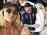24.05.2015. Monaco, Monte Carlo. Formula One Grand Prix of Monaco.  
#44 Lewis Hamilton (GBR, Mercedes AMG Petronas Formula One Team) with Gigi Hadid