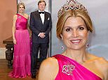Mandatory Credit: Photo by Action Press/REX Shutterstock (4796442c)\n Queen Maxima, King Willem-Alexander before the state banquet at Rideau Hall in Ottawa\n Queen Maxima and King Willem-Alexander visit to Canada - 27 May 2015\n \n