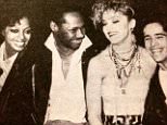 Nile Rodgers, Diana Ross, Jellybean and me wearing a skirt Keith Haring. Painted for me! Doesn't get much better!!?????? All. ??#rebelhearts