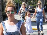 Picture Shows: Ashley Tisdale  May 31, 2015\n \n "Scary Movie 5" actress Ashley Tisdale is spotted out for lunch with her family in Toluca Lake, California. \n \n Ashley looked cute and casual in denim overalls over a white sleeveless top, black sandals, and mirrored sunglasses.\n \n Exclusive - All Round\n UK RIGHTS ONLY\n \n Pictures by : FameFlynet UK © 2015\n Tel : +44 (0)20 3551 5049\n Email : info@fameflynet.uk.com