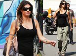 Pregnant Elisabetta Canalis goes to the Madonnina hospital clinic. She was seen taking a selfie with fans and having lunch with a friend in Milan.\n\nPictured: Elisabetta Canalis\nRef: SPL1038404  040615  \nPicture by: CM / Splash News\n\nSplash News and Pictures\nLos Angeles: 310-821-2666\nNew York: 212-619-2666\nLondon: 870-934-2666\nphotodesk@splashnews.com\n