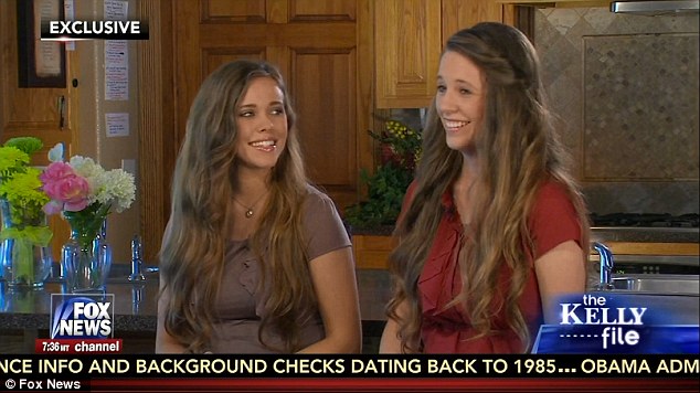 Speaking out: Jessa Duggar (left) and sister Jill (right) sat down with Megyn Kelly for an exclusive interview for Fox News to discuss the molestation scandal involving their brother 