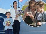 Mandatory Credit: Photo by Tim Rooke/REX Shutterstock (4826483w).. Crown Princess Mary and Princess Isabella christening the Prinsesse Isabella Saelvig ferry.. .. Princess Isabella first official engagements, Samsoe, Denmark - 06 Jun 2015.. ..