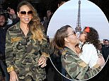 Mandatory Credit: Photo by SIPA/REX Shutterstock (4831217m)
 Mariah Carey
 Mariah Carey out and about, Paris, France - 08 Jun 2015
 Mariah Carey leaving her hotel with her children