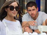Nick Jonas was spotted eating lunch at a West Village cafe on Thursday. The singer was without girlfriend Olivia Culpo. The pair are in town, but staying in separate hotels. They haven't been seen together . Instead Nick was with a male friend and 2 female friends.\n\nPictured: Nick Jonas\nRef: SPL1051749  110615  \nPicture by: 247PAPS.TV / Splash News\n\nSplash News and Pictures\nLos Angeles: 310-821-2666\nNew York: 212-619-2666\nLondon: 870-934-2666\nphotodesk@splashnews.com\n
