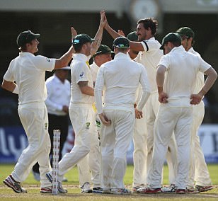 Mitchell Starc takes quick wickets to leave West Indies reeling after Australia's bold