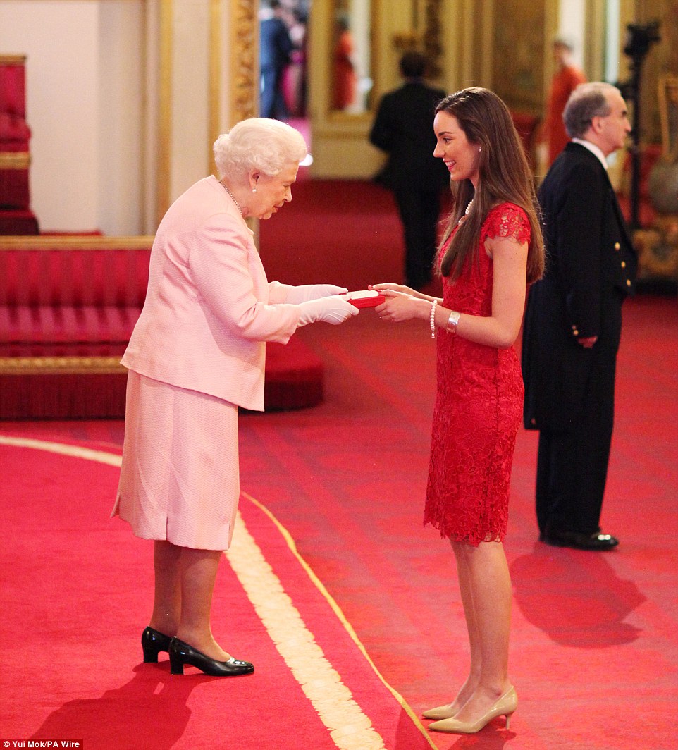 What an honour! Kate Row from Australia was also delighted to be in the company of The Queen