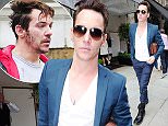 21.JUNE.2015 - LONDON - UK
**EXCLUSIVE ALLROUND PICTURES**
IRISH ACTOR JONATHAN RHYS-MEYERS PICTURED LOOKING DAPPER IN HIS NAVY BLU SUIT AND DR MARTENS BOOTS WHILE PICTURED LEAVING TRENDY SCOTTS RESTAURANT IN CENTRAL LONDON.
BYLINE MUST READ : XPOSUREPHOTOS.COM
***UK CLIENTS - PICTURES CONTAINING CHILDREN PLEASE PIXELATE FACE PRIOR TO PUBLICATION ***
**UK CLIENTS MUST CALL PRIOR TO TV OR ONLINE USAGE PLEASE TELEPHONE 0208 344 2007**