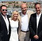 Image ©Licensed to i-Images Picture Agency. 25/06/2015. Cannes, France. DailyMail.com, Dr. Phil McGraw and Jay McGraw Announce Partnership to Develop New Daily Television Series, DailyMailTV on the Mail Online Yacht at the  Cannes Lions International Festival of Creativity. L to R Carla Pennington (executive producer of DR. PHIL and THE DOCTORS), Martin Clarke, Publisher & Editor-In-Chief, DailyMail.com, Dr. Phillip C. McGraw, Jay McGraw (executive producer of THE DOCTORS). Picture by Andrew Parsons / i-Images