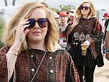Adele backstage at The Pyramid Stage at the Glastonbury Festival, at Worthy Farm in Somerset. PRESS ASSOCIATION Photo. Picture date: Saturday June 27, 2015. Photo credit should read: Yui Mok/PA Wire