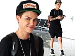 EXCLUSIVE TO INF.\nJune 26, 2015: Ruby Rose spotted using her phone before catching a flight out of LAX Airport in Los Angeles, CA.\nMandatory Credit: Mariotto/Chiva/INFphoto.com Ref: infusla-244/276