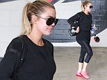 UK CLIENTS MUST CREDIT: AKM-GSI ONLY
EXCLUSIVE: Reality television star Khloe Kardashian is spotted going for a workout in Beverly Hills, California. Also spotted at the same gym was professional basketball player James Harden.

Pictured: Khloe Kardashian
Ref: SPL1067562  300615   EXCLUSIVE
Picture by: AKM-GSI / Splash News