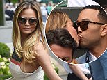 Picture Shows: Chrissy Teigen, John Legend  July 06, 2015
 
 John Legend and his model wife, Chrissy Teigen are seen arriving at Wimbledon to enjoy a day of tennis in London, UK.
 
 Non-Exclusive
 WORLDWIDE RIGHTS
 
 Pictures by : FameFlynet UK © 2015
 Tel : +44 (0)20 3551 5049
 Email : info@fameflynet.uk.com