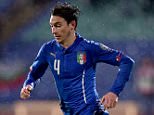 SOFIA, BULGARIA - MARCH 28:  Matteo Darmian of Italy during the Euro 2016 Qualifier match between Bulgaria and Italy at Vasil Levski National Stadium on March 28, 2015 in Sofia, Bulgaria.  (Photo by Claudio Villa/Getty Images)