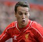 Liverpool's Javier Manquillo in action during a pre-season friendly soccer match between Liverpool and Borussia Dortmund held at Anfield, Liverpool, Britain, 10 August  2014.  EPA/PETER POWELL

epa04348290