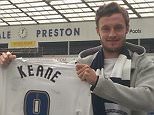 Will Keane poses with his Preston North End shirt