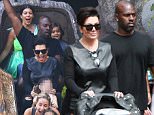 Anaheim, CA - Kim and Kourtney Kardashian brought their kids to Disneyland on Wednesday afternoon to celebrate Penelope Disick's 3rd birthday. The reality starlets were also accompanied by grandma Kris Jenner, Corey Gamble and their own private security guard. Noticeably absent from his daughter's birthday party was Penelope's father Scott Disick, who has been reportedly pushed out of the pack after reports that Kourtney and Scott are finally done. \nAKM-GSI     July 8, 2015\nTo License These Photos, Please Contact :\nSteve Ginsburg\n(310) 505-8447\n(323) 423-9397\nsteve@akmgsi.com\nsales@akmgsi.com\nor\nMaria Buda\n(917) 242-1505\nmbuda@akmgsi.com\nginsburgspalyinc@gmail.com