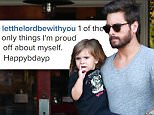 27.APRIL.2015 - CALABASAS - USA\\n\\n**EXCLUSIVE ALL ROUND PICTURES**\\n\\n*STRICTLY AVAILABLE FOR UK AND GERMANY USE ONLY*\\n\\nSCOTT DISICK AND KOURTNEY KARDASHIAN TREATED THEIR CHILDREN MASON AND PENELOPE TO A FAMILY DINNER AT THE ROSTI CAFE IN CALABASAS. \\n\\nBYLINE MUST READ : XPOSUREPHOTOS.COM\\n\\n***UK CLIENTS - PICTURES CONTAINING CHILDREN PLEASE PIXELATE FACE PRIOR TO PUBLICATION ***\\n*UK CLIENTS MUST CALL PRIOR TO TV OR ONLINE USAGE PLEASE TELEPHONE 0208 344 2007*\\n\\n