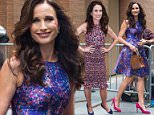 NEW YORK, NY - JULY 08:  Andie MacDowell is seen at 'The View' on July 8, 2015 in New York City.  (Photo by Alessio Botticelli/GC Images)
