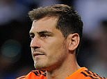 MADRID, SPAIN - MAY 23:  Iker Casillas of Real Madrid reacts during the La Liga match between Real Madrid CF and Getafe CF at Estadio Santiago Bernabeu on May 23, 2015 in Madrid, Spain.  (Photo by Denis Doyle/Getty Images)