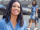 NEW YORK, NY - JULY 09:  Gabrielle Union is seen in the Meatpacking District  on July 9, 2015 in New York City.  (Photo by Alo Ceballos/GC Images)