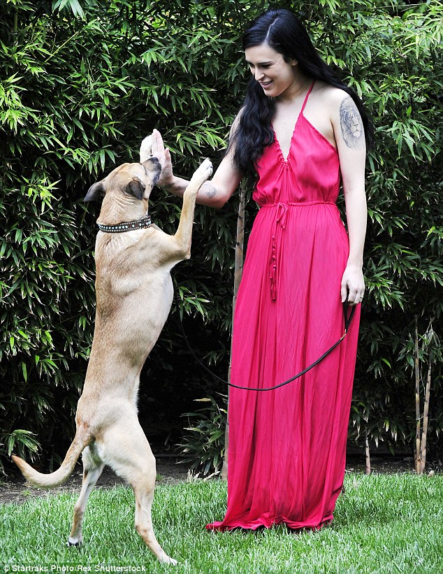 New partner? Dancing with the Stars winner Rumer Willis rocked a maxi dress while spending the day unwinding at a Los Angeles dog park