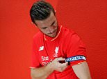 LIVERPOOL, ENGLAND - JULY 10:  (THE SUN OUT, THE SUN ON SUNDAY OUT) Jordan Henderson of Liverpool is appointed new captain on July 10, 2015 in Liverpool, England.  (Photo by Andrew Powell/Liverpool FC via Getty Images)