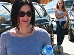 Courtney Cox and her daughter, by ex-husband David Arquette, got out for some mother-daughter bonding and physical pampering, with a visit to a local Beverly Hills Spa.  Courtney was dressed casual, in jeans and a tight, blue and white striped shirt, while daughter Coco has graduated to heels, wearing a teal pair, matching them with her toenail polish.  Friday, July 10, 2015 X17online.com\n