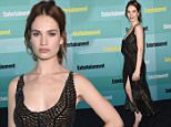 Mandatory Credit: Photo by Rob Latour/REX Shutterstock (4900800n)\n Lily James\n Entertainment Weekly photocall at Comic-Con, San Diego, America - 11 Jul 2015\n \n