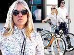 UK CLIENTS MUST CREDIT: AKM-GSI ONLY\nEXCLUSIVE: Actress Chloe Sevigny and a mystery man look to have a laid back Sunday and take their beach cruisers out for a spin.  The couple visited the Venice Marketplace and later rode their bikes to Gjelina to have dinner to close out the weekend.\n\nPictured: Chloe Sevigny\nRef: SPL1078196  120715   EXCLUSIVE\nPicture by: AKM-GSI / Splash News\n\n