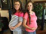 Duggar Family Official
Well, sweet Anna is now past her due date! First time she has ever gone "late" instead of early! Here she is with our Jessa. Be praying for these girls. Pretty soon we will get to kiss the sweet face of another Duggar grandbaby!!!