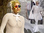 Lady Gaga leaving a Restaurant in Perugia, Italy. 13 July 2015. 
14 July 2015.
Please byline: SGP/Vantagenews.co.uk