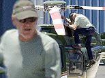 Picture Shows: Harrison Ford  July 12, 2015
 
 'Star Wars' actor Harrison Ford stops to double check his helicopter before taking flight at the Santa Monica Airport in Santa Monica, California. 
 
 Harrison is back to his old self after his plane crash in March and made his first public appearance since the crash on Friday at San Diego's Comic-Con. He delighted fans with a surprise visit to the 'Star Wars: The Force Awakens' panel.
 
 Exclusive All Rounder
 UK RIGHTS ONLY
 FameFlynet UK © 2015
 Tel : +44 (0)20 3551 5049
 Email : info@fameflynet.uk.com