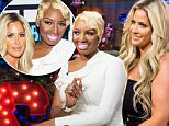WATCH WHAT HAPPENS LIVE -- Pictured (l-r): NeNe Leakes and Kim Zolciak -- (Photo by: Charles Sykes/Bravo/NBCU Photo Bank via Getty Images)