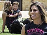EXCLUSIVE FAO DAILY MAIL ONLINE ONLY - GBP 40 PER PICTURE\n Mandatory Credit: Photo by Startraks Photo/REX Shutterstock (4901393u)\n Jillian Michaels with son Phoenix\n Jillian Michaels and son Phoenix out and about, Malibu, America - 13 Jul 2015\n Jillian Michaels and son Phoenix playing in the park\n