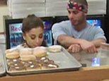 ***MINIMUM FEE TO BE AGREED BEFORE USE***
EXCLUSIVE: **NO USA TV AND NO USA WEB** MINIMUM FEE APPLY** Ariana Grande and her new backup dancer boyfriend Ricky Alvarez seen in a Wolfee Donuts store which got dangerously close to some powdered donuts . Ricky and Ariana, engage in some serious mouth-to-mouth PDA in this security cam video obtained by TMZ.com ,which wouldn't have come to light if not for the donut sniffing or near licking, incident.
Sources inside Wolfee Donuts in Lake Elsinore, CA tell TMZ the couple came in on Saturday, and decided to play truth or dare with the goods -- daring each other to lick powdered jelly donuts on the counter. Time to lick the Donuts!

Pictured: Ariana Grande, Ricky Alvarez
Ref: SPL1072899  070715   EXCLUSIVE
Picture by: TMZ.com / Splash News

Splash News and Pictures
Los Angeles:	310-821-2666
New York:	212-619-2666
London:	870-934-2666
photodesk@splashnews.com