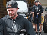 Picture Shows: David Beckham  July 15, 2015\n \n Soccer legend David Beckham leaves the Soul Cycle gym after a morning workout in Brentwood, California. Even though he retired from professional play two years ago, David is keeping in top notch shape with his strict gym regiment.\n \n Non-Exclusive\n UK RIGHTS ONLY\n \n Pictures by : FameFlynet UK © 2015\n Tel : +44 (0)20 3551 5049\n Email : info@fameflynet.uk.com